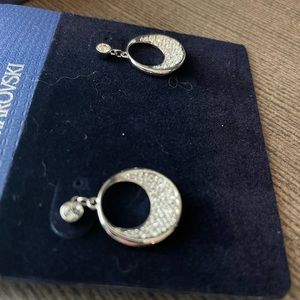 Swarovski crystal earrings. New in box